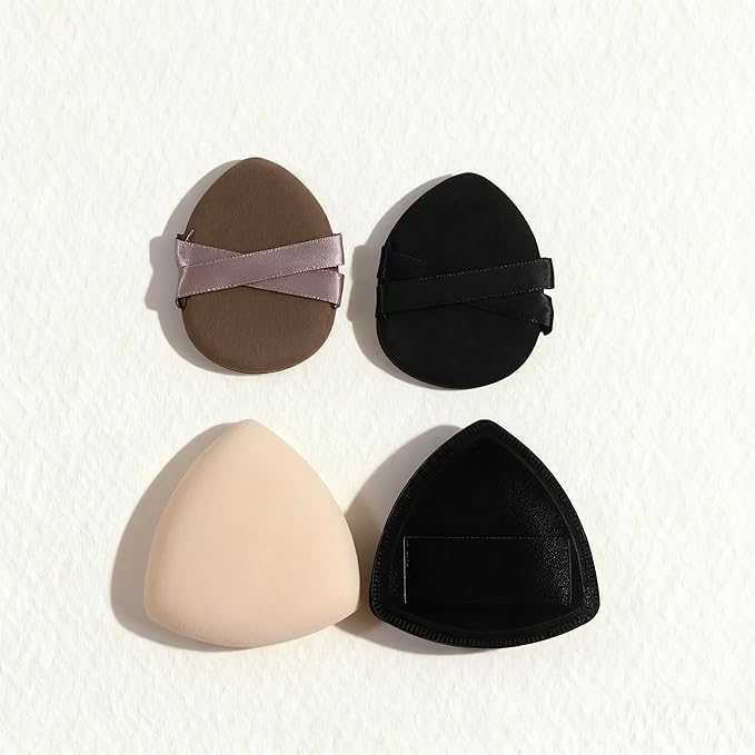 Makeup Sponge Puff Set, Large Beauty Puff for Quick Flawless Makeup, Concealer Powder Puff for Liquid & Cream Foundation 4PCS