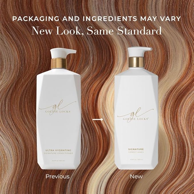 Goldie Locks Ultra Hydrating Conditioner - Moisturizes Frizz and Split Ends - Sulfate Free - Safe for Extensions and Color-Treated Hair - Protein-Free - 33.8 fl oz