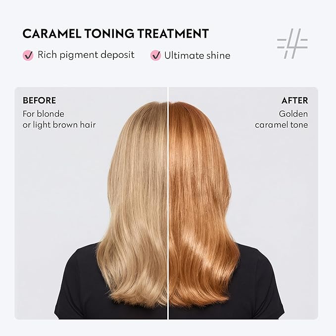 FOUR REASONS Color Mask, Caramel (27 Colors) – Hair Gloss & Color Depositing Conditioner – Semi Permanent Hair Toner for Color-Treated Hair Color For Women – Vegan & Cruelty-Free – 6.76 fl oz