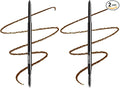 wet n wild Ultimate Brow Micro Eyebrow Retractable Pencil, Brunette, Ultra Fine 1.5mm Tip, Draws Tiny Brow Hairs (Pack of 2)