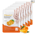 6 Pairs Hand Masks Moisturizing Gloves, Hydrating Hand Mask Moisturizer Gloves Care for Dry Cracked Hands, Smooth Long Lasting Soft Firming Hand Mask Gift Set for Men Women（E