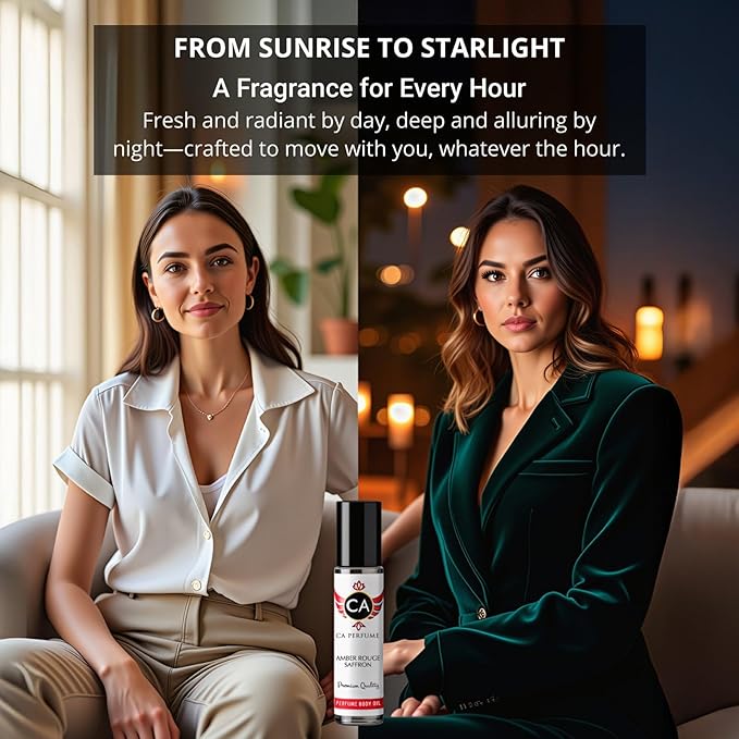 CA Perfume Duo Impression of Emblem Intense For Men Perfume Layering Set Mens Cologne Long Lasting Travel Size EDP + Body Oil Roll-On Bottle 0.27 Fl Oz+0.33 Fl Oz