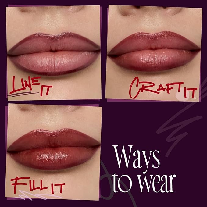 fwee LOCK’n LINE LIP CONTOUR STAIN | 07 MVP | Long-lasting, Powerful fixing, no-transfer, Easy to use, Lightweight, High adhesion formula, lip tint, tinted lip liner | 1ml