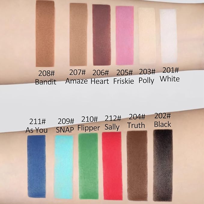 Erinde Single Matte Eyeshadow Palette, High Pigment, Long Lasting, Intense Color, Black Smokey Eye Shadow Powder Palette