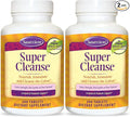 Nature's Secret Super Cleanse Extra Strength Toxin Detox & Gentle Elimination Body Cleanse, Digestive & Colon Health Support - Stimulating Blend of 14 Herbs with Probiotics - 200 Count (Pack of 2)