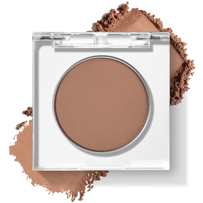 KYDA Single Matte Eyeshadow, Nude Beige Brown Eyeshadow, Ultra-fine Smooth Press Powder, Lightweight Blendable Eyes Shadow, Soft Buildable Color, Daily Matte Brown Eyes Makeup, Warm Sweater