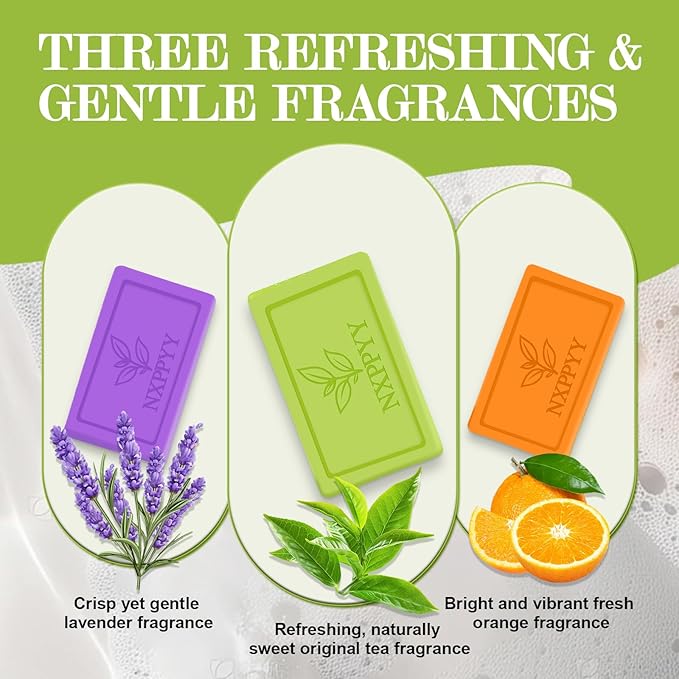 Antifungal Soap-Antibacterial Soap Bar with Tea Tree Oil- Body & Face Wash for Acne, Folliculitis, Eczema, Body Odor, Jock Itch, Athletes Foot, Ringworm & Tinea Versicolor - Gentle Exfoliating