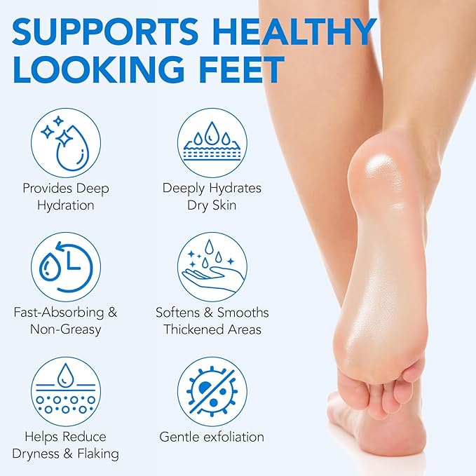 Uruses Urea Cream 60% plus Salicylic Acid 2% Urea Foot Care Stick, Foot Cream for Foot Callus Remover, Feet Moisturizer Stick for Dry Cracked Heels, Hands, Knees, Hydrating Heel Balm, Easy To Use