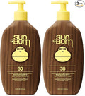Sun Bum Original SPF 30 Sunscreen Body Lotion - Broad Spectrum Moisturizing Sunscreen with Vitamin E - Hawaii 104 Act Compliant (Made Without Octinoxate & Oxybenzone) - 16 oz (Pack of 2)