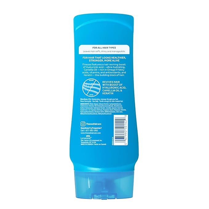 FINESSE Restore + Strengthen Normal Conditioner, 13 oz (Pack of 6), Enhance Hair's Shine & Manageability
