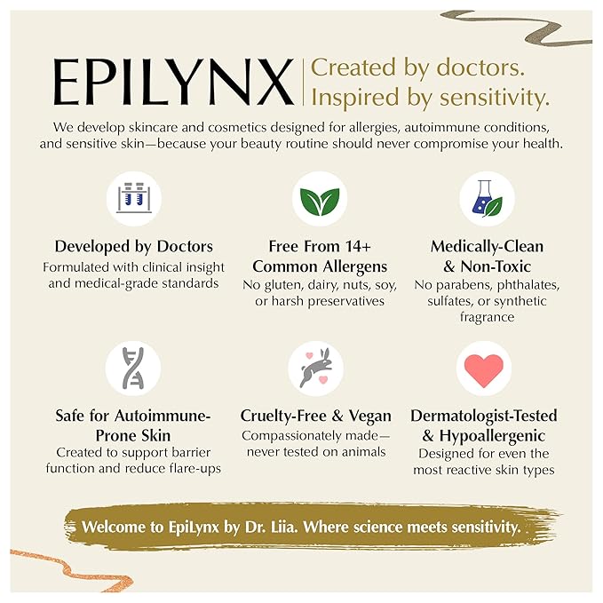 EPILYNX Liquid Eyeliner - Hypoallergenic Eyeliner with Fine Brush Tip, Long-Lasting Waterproof Eye Liner - Cruelty-Free, Vegan, Gluten-Free, Smooth Application Liquid Eye Liner, Black 2mL