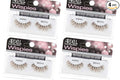 Ardell Wispies False Eyelashes - Brown, Natural Look Wispy Lashes, Lightweight & Reusable Strip, 4 Pack