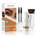 Lash Color Kit, Professional Eyelash & Eyebrow Color Kit Lasting for 2 Weeks, Instant Eyebrow Color with Natural Ingredients, Safe & Easy to Use 7ML(Coffee)