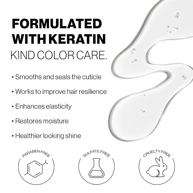 Keracolor High Shine Tinted Hair Gloss, In-Shower Hair Glaze, Sheer Color-Enhancing Glossing Treatment, Onyx, 8 Fl Oz