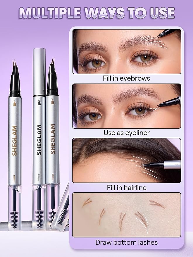 SHEGLAM Real Flow Laminating Brow Pen-Chocolate