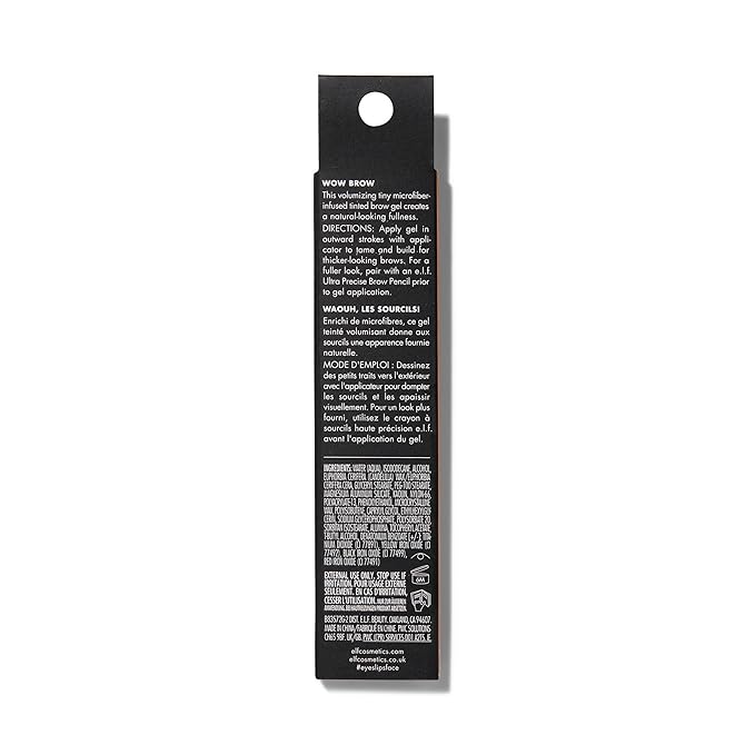 e.l.f. Cosmetics Wow Brow Gel, Taupe | Fiber-Infused | 0.12 Ounce | Pack of 2