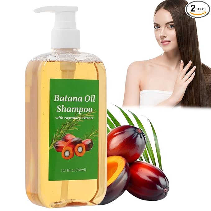 Lucift Shampoo De Batana, Rosemary Oil Shampoo De Batana Para La Caida Del Cabello, Nourishing & Regenerating Hair-Soft and Fluffy for Men & Women (1pcs)
