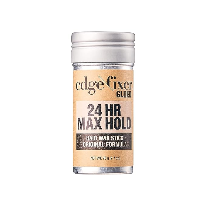 Red by Kiss Hair Wax Stick 24HR Max Hold Edge Fixer Edge Control Pomade Non-Sticky, Non-Oily Flake Free Hair Styling Wax 2.7 oz. (Unscented)