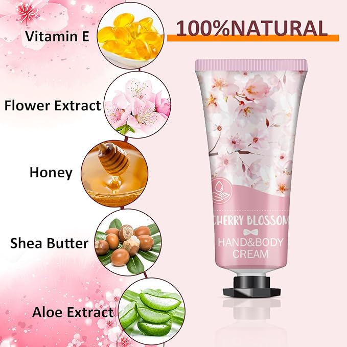 VESPRO 56 Pack Hand Cream Gifts Set, Mothers Day Gifts, Bulk Hand Lotion Travel Size for Dry Cracked Hands, Mini Hand Lotion for Nurses Week Gifts, Bridal Shower Favors and Teacher Gifts for Women