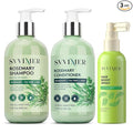 Svvimer Rosemary Shampoo and Conditioner Plus Hair Boost Spray Set - Hair Volumizing Thickening Products - 3 Products