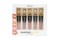 StansOut Diamond Lustre Lip Gloss Bundle - 5 Pack - New Exquisite Packaging - Fancy Warm, Light, Pink, Sugar, Bare - Vitamin E & Argan Oil Infused - Long-Lasting Lustrous Shine - Hydrating Formula