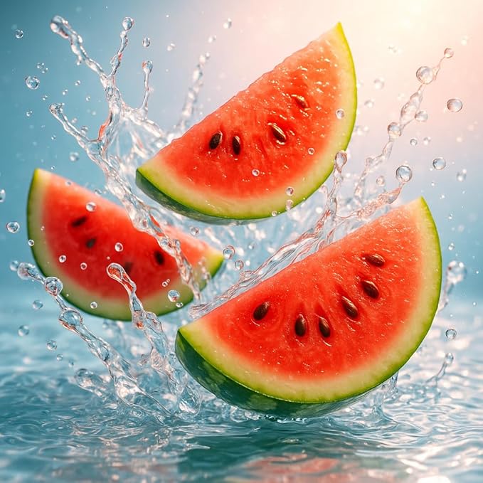 Exfoliating Body Wash – Watermelon & Strawberry with Coconut, Nourishing Body Scrub for Smooth Skin, Hydrating & Rejuvenating Shower Gel, For Women & Men, Cruelty-Free, 32 oz