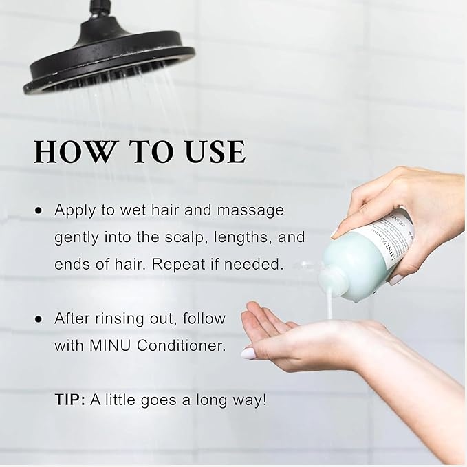 Davines MINU Shampoo, Hydrating Color-Protecting Gentle Cleansing Action for Colored Hair - Preserves Cosmetic Color Vibrancy, Keeping it Bright, Shiny, and Soft with Salina Caper, 8.45 Fl Oz