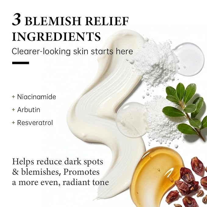 2 PCS Barrier Relief Cream with Niacinamide, Arbutin & Tranexamic Acid, Korean Skin Care Moisturizer for Soothing Repairing & Blemish Care, Vegan & Gentle Formula for All Skin Types, 1.69 Fl Oz*2