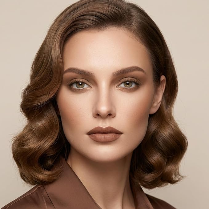 Erinde Single Matte Eyeshadow Palette, High Pigment, Long Lasting, Intense Color, Black Smokey Eye Shadow Powder Palette