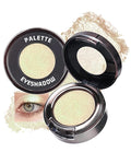 Chameleon Duochrome Glitter Eyeshadow Palette, Holographic Shimmer Single Eye Shadow Palettes, Color Shift Sparkle Iridescent, Multichrome Metallic Eye Brightener Highlighter Makeup-02 Golden Nymph