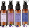SCENTORINI Sleep Spray, 10.14 oz Calming Lavender Spray for Sleep, Lavender Essential Oil, 4 Pack Relaxing Aromatherapy Mist for Bedding Fabric, Room Spray Odor Deodorizer