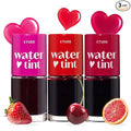 ETUDE Dear Darling Water Tint 3 SET (Strawberry Ade, Cherry Ade, Red Grapefruit Ade, 9g*3) | Vivid Color Lip Stain with Moisturizing Weightless & Non-sticky Finish | Korean Makeup, Perfect for Gift
