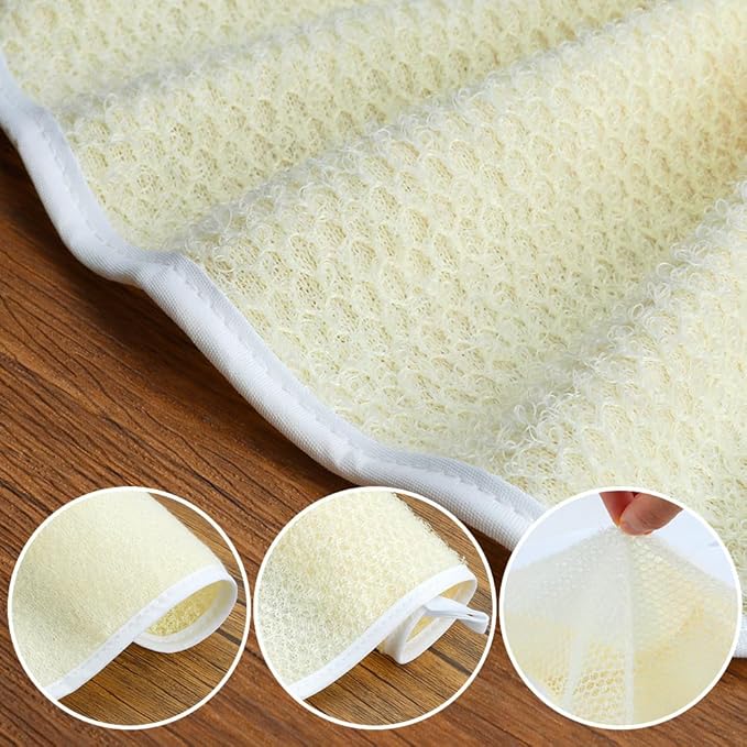 Face & Body Wash Cloths - Exfoliating Scrubbers - 5 Pack