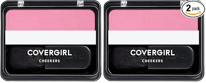 COVERGIRL - Cheekers Blush, Soft, blendable, lightweight formula, easy & natural look, 100% Cruelty-Free (Pack of 2)