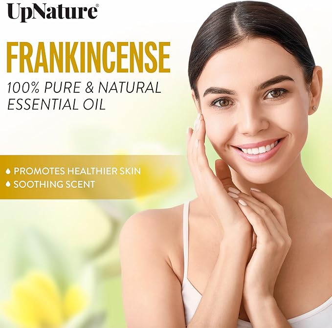 UpNature Frankincense Essential Oil Roll On - 100% Pure Frankincense Oil for Skin
