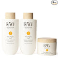 Raw Sugar The Mighty Curl Bundle - Shampoo, Conditioner & Hair Mask, Defines & Nourishes Curls, Formulated without SLS/SLES & Parabens, Color-Friendly, Vegan