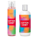 Home Spa Gift 10oz Deep Moisturizing Fragrance Body Lotion & 8 oz. Fine Fragrance Body Mist Set Luxury Self-Care Combo for Women and Girls (Cotton Candy) – Mother's Day Gift for Mom