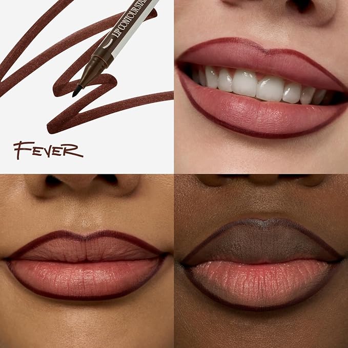 fwee LOCK’n LINE LIP CONTOUR STAIN | 04 Fever | Long-lasting, Powerful fixing, no-transfer, Easy to use, Lightweight, High adhesion formula, lip tint, tinted lip liner | 1ml