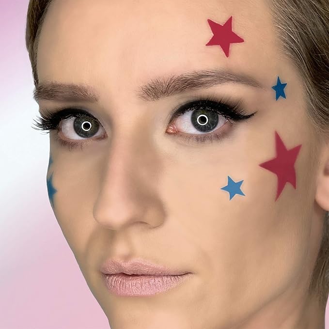 STENCIL1FX Star Witness Stencil Eye Makeup Stencil for Costumes, Dress Up, Halloween, Cosplay, Face Painting, Raves, Festivals, Parades, Parties
