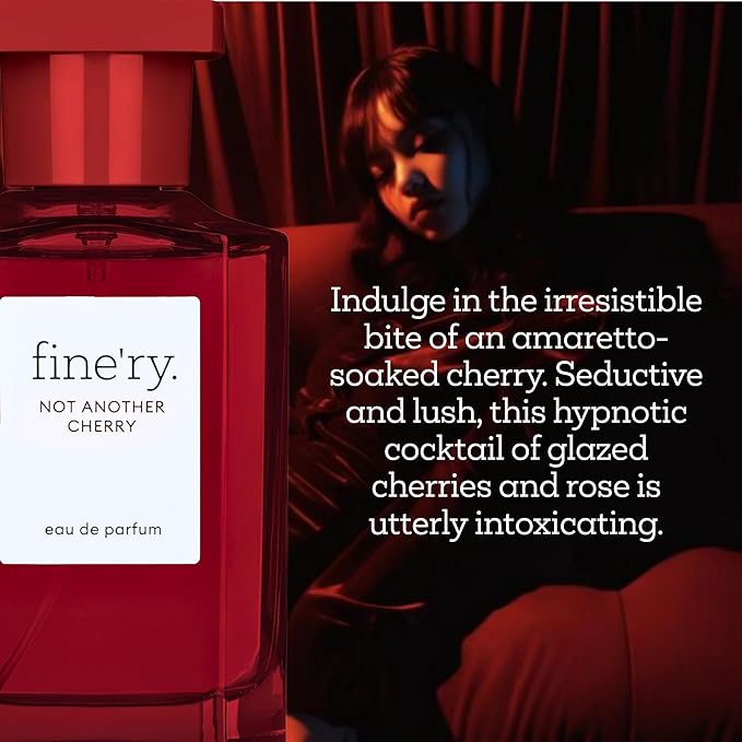 Fine'ry Not Another Cherry Eau De Parfum & Body Mist Gift Set | Fruity & Floral Notes Of Cherry, Rose & Almond | Fine Mist Spray & Perfume For Women | Fragrance Layering Duo (2oz + 5oz)
