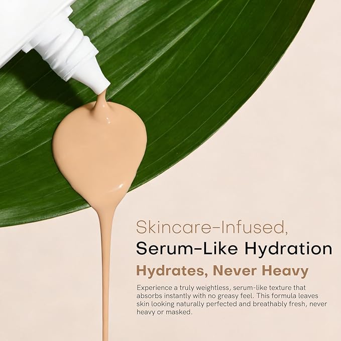 bayfree Glow Skin Tinted Moisturizer with SPF 30, Lightweight Sheer Coverage Skin Tint, Long Lasting Hydrating & Weightless, Makeup and Skincare Benefits, Buildable Natural Finish, Vegan Korean Makeup