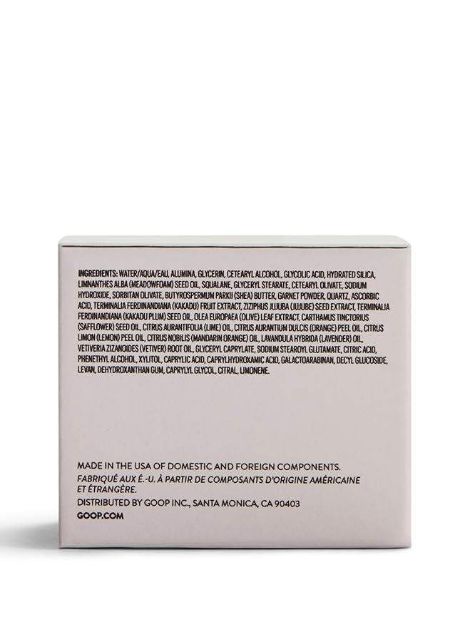 goop Beauty Microderm Face Exfoliator | At-Home Microdermabrasion with Glycolic Acid & Exfoliating Minerals | Smooths Skin Texture | Clean Face Scrub | Silicone & Paraben Free | 1.7 fl oz