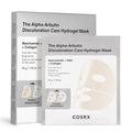 COSRX The Alpha-Arbutin Discoloration Care Hydrogel Face Masks 3EA with Niacinamide, Glutathione & Tranexamic Acid, Collagen Face Mask, Travel Essentials, Overnight Face Mask, Korean Skin Care