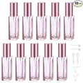 Segbeauty 10ML Refillable Perfume Bottle, 10 Packs Fine Mist Atomizer Sprayer, Empty Glass Spray Bottle Mini Portable Travel Atomizer for Toiletries, Fragrance Scent Pump Dispenser