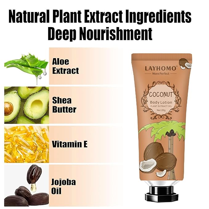 20 Pack Mini Body Lotion Gift Bulk for Dry Skin,Travel Size Small Body Cream With Shea Butter Natural Fragrance Moisturizing Body Lotion for Women Men,Gifts for Women,Gift for Her Thank You Gift