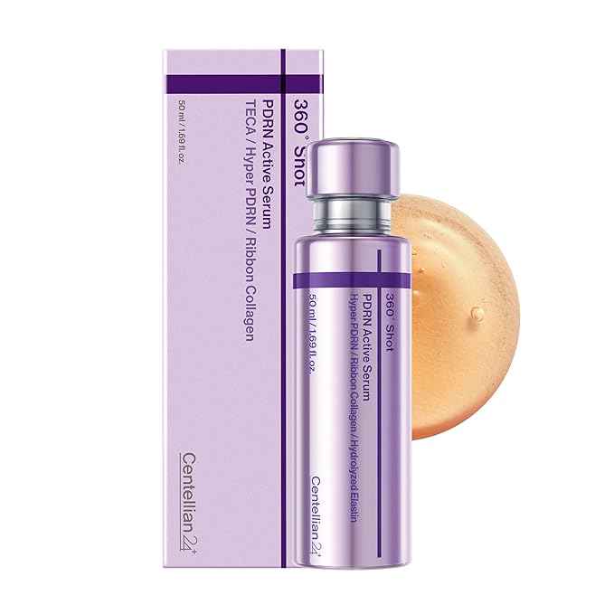 CENTELLIAN 24 360º Shot PDRN Active Serum (PDRN, 1.69fl oz) - Intense Hydration & Skin Firming Serum for a Youthful Appearance, Korean Skin Care. Ribbon Collagen & Hyaluronic Acid.