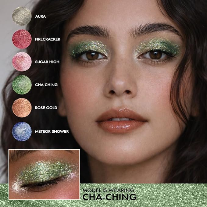 L.A. Girl Dream Glitter Liquid Eyeshadow, Cha-Ching GES93