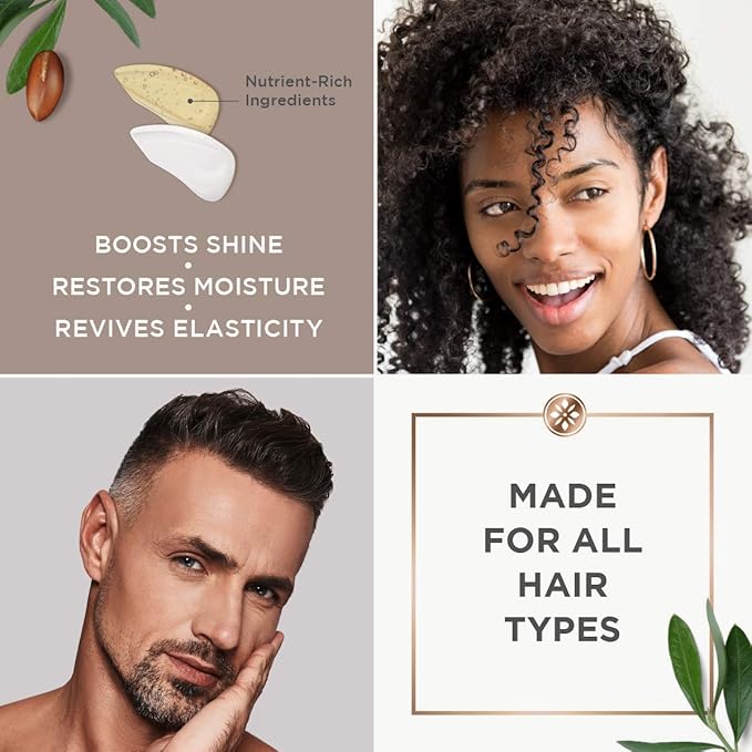 Argan Magic Ultra Shampoo and Conditioner Combo Pack for Dry and Damaged Hair - Revives & Dehydrated Brittle Hair | Detangles, Smooths & Softens | Paraben Free, (32 oz)