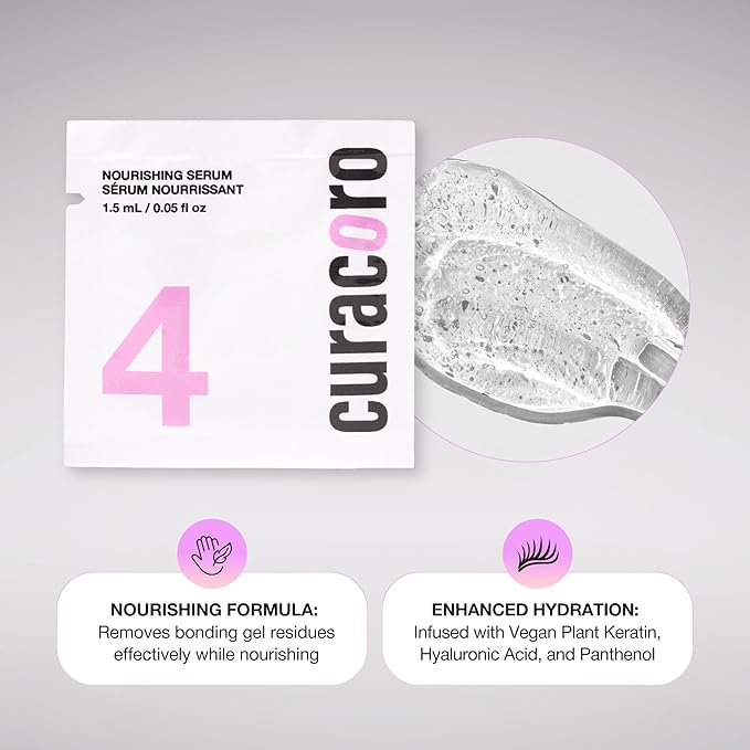 Curacoro Brow Lamination Kit, Professional Eyebrow Lamination & Brow Lift Kit with Keratin, 4-Step DIY for Fuller Brows, Long-Lasting Up to 8 Weeks