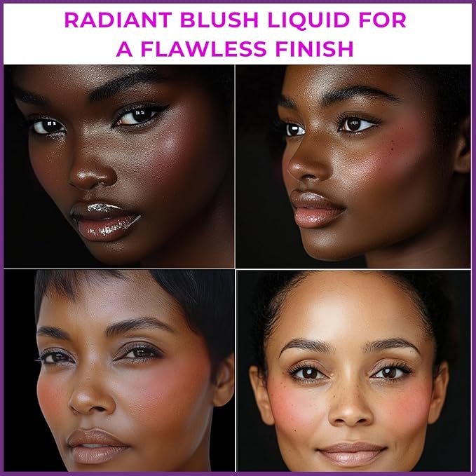 Thermal Blush Oil Serum - pH Reactive Liquid Cheek & Lip Stain - Natural & Clean Makeup for Every Skin Tone - Long Lasting for All-Day Wear - Vegan & Cruelty-Free